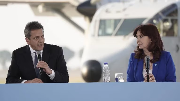 Crstina Kirchner y Sergio Massa