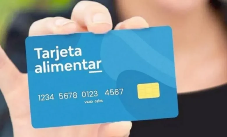 tarjeta alimentar